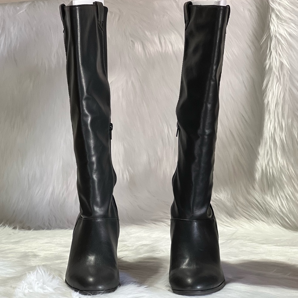 New DR. SCHOLL'S WOMENS A-OKAY TALL BOOT - BLACK - Picture 4 of 14